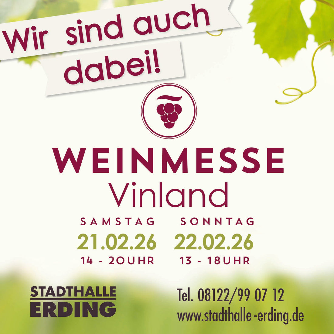 Vinland 2026 von 21.02. bis 22.02.2026 wir sind dabei